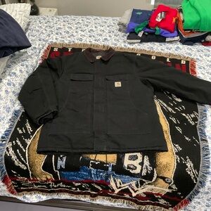 Vintage Carhartt Men's Black Jacket xxl